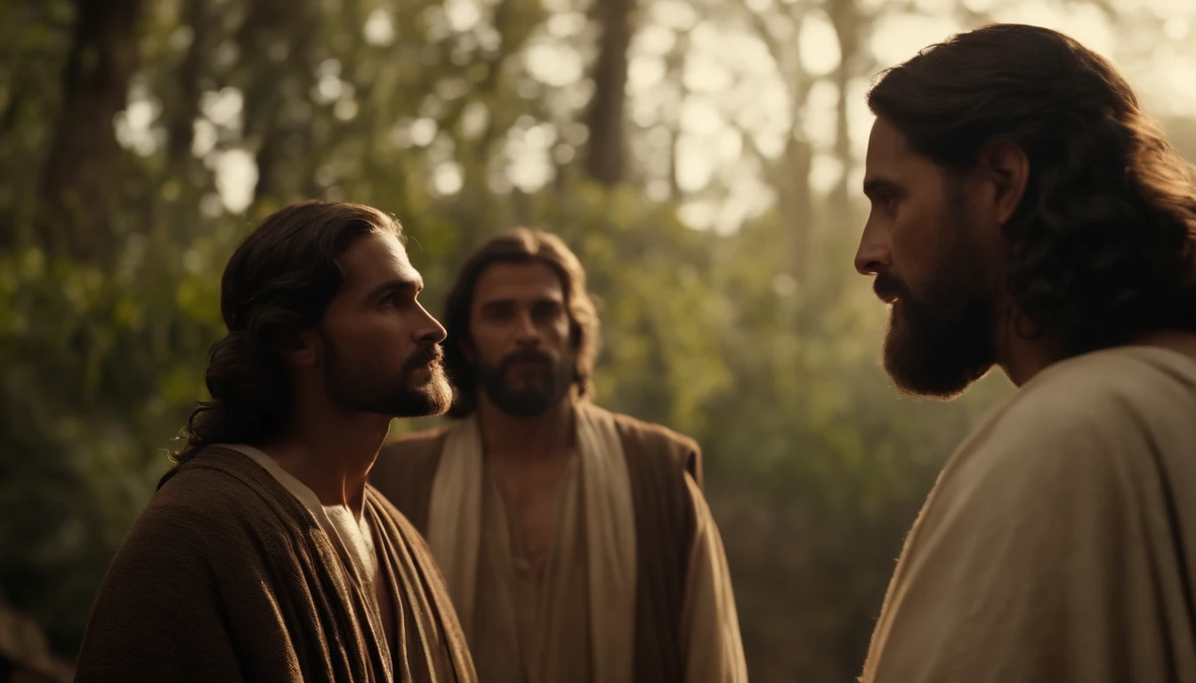 jesus cristo conversando com mateus na coletoria de impostos