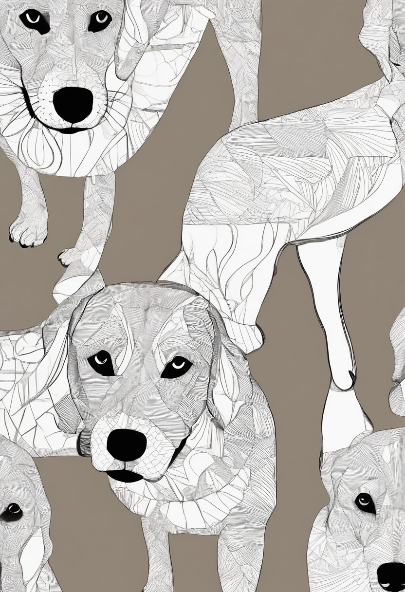 ONE dog[Labrador],de corpo inteiro