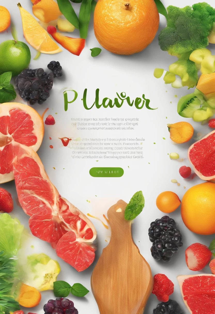 Certainly! Here's a prompt in English to create an attractive image for "Losing Weight with Flavor and Health":
"Design a captivating image that embodies the concept of 'Losing Weight with Flavor and Health.' Incorporate vibrant, fresh ingredients, perhaps a variety of colorful fruits and vegetables, to symbolize the idea of nutritious and delicious eating. You can also include a fitness element, like dumbbells or a yoga mat, to represent the importance of exercise. Use bold and inviting fonts to emphasize the words 'Flavor' and 'Health' in the text. Make sure the overall look is visually appealing, motivating, and reflects the idea that a healthy lifestyle can be enjoyable."