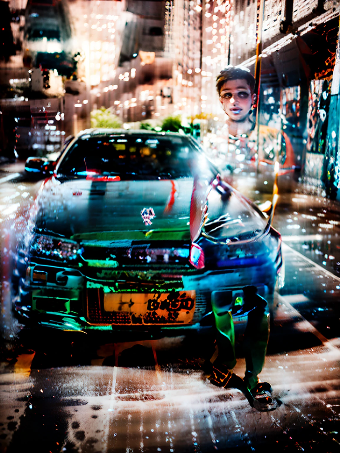 arafed man standing next to a car with a license plate, mohamed chahin, mercedez benz, mercedes, khyzyl saleem, by Caroline Mytinger, mohamed reda, flaunting his wealth, a car, stephan, motivational, ismail, very very happy!, by Alexander Brook, by Daniel Lieske, by Robert Koehler