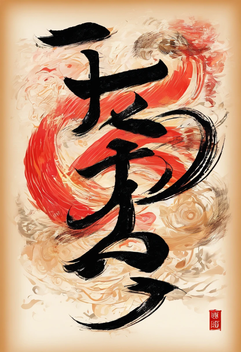Japanese Calligraphy Art: Visual Expression of the letter “賽”