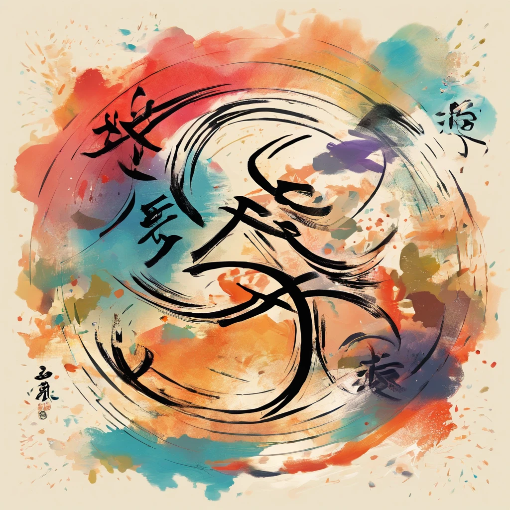 Japanese Calligraphy Art of the kanji letter “賽”