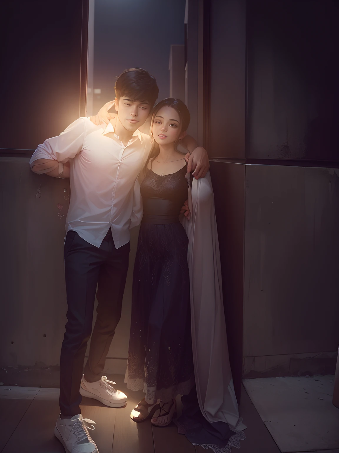Love background of couples