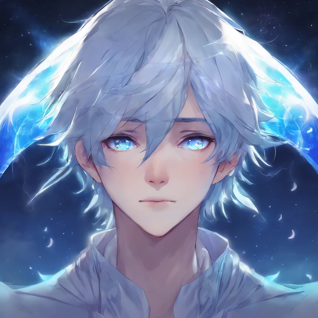 1boy, Best quality, Ultra high, resolution, Masterpiece, Nuit, Tokyo , 8k, wallpaper, Hdr, cinematic,lighting, extremely,Detailed,background, sliver,cheveux, Manteau Blackwyrm, psychopathe , expression, Pluie, Regarder le spectateur , Anime, style , professionnel, Artwork, ultra,haut , blanc, yeux , haut, quality, fou, bleu,yeux,rougeoyant, Ultra detailded, illustration,