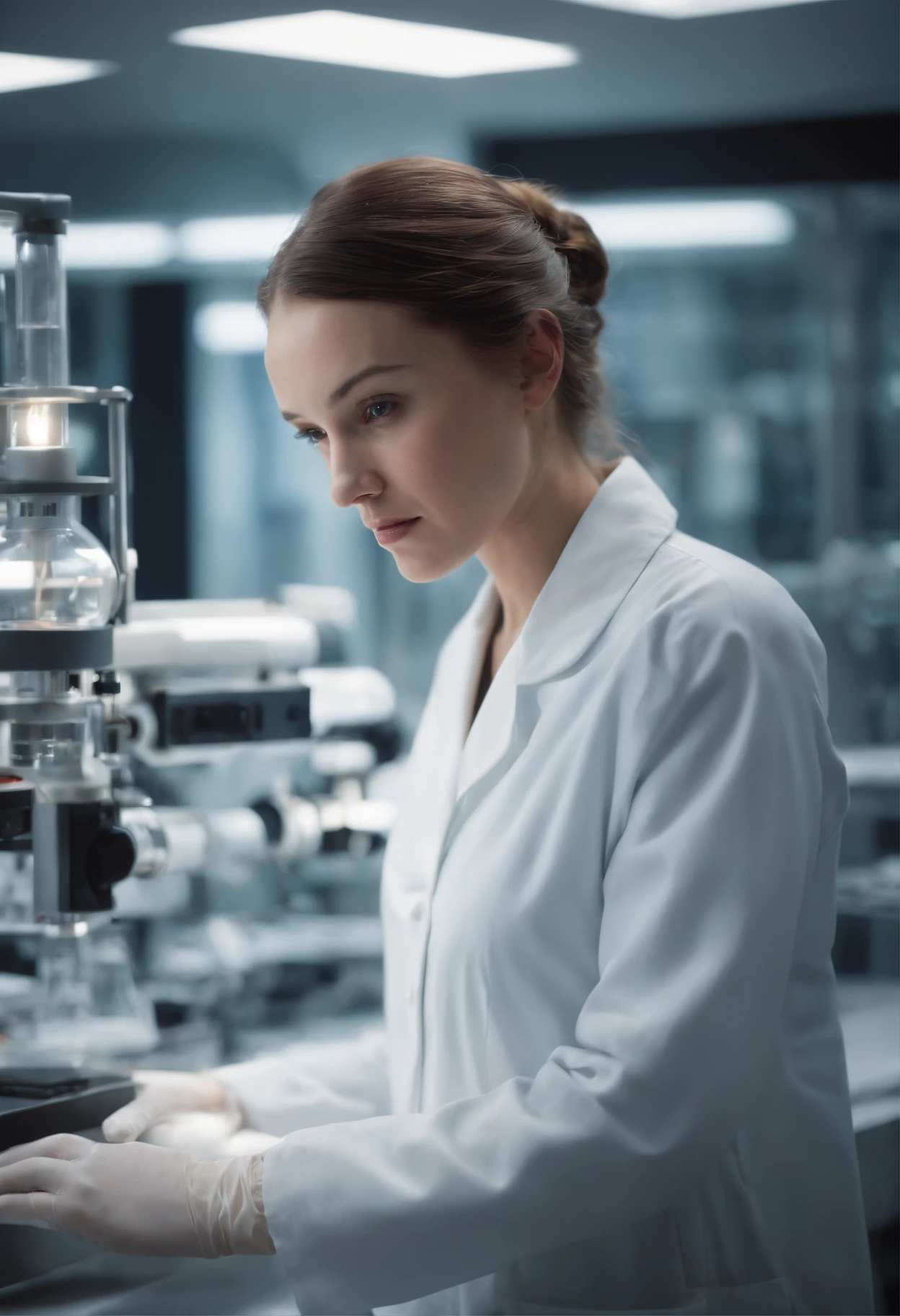 Create a hyper-realistic representation of a cutting-edge dream research laboratory. The laboratory should be equipped with state-of-the-art technology, soft scientific lighting, and a sense of wonder, symbolizing the ongoing scientific exploration into the enigmatic realm of dreams.