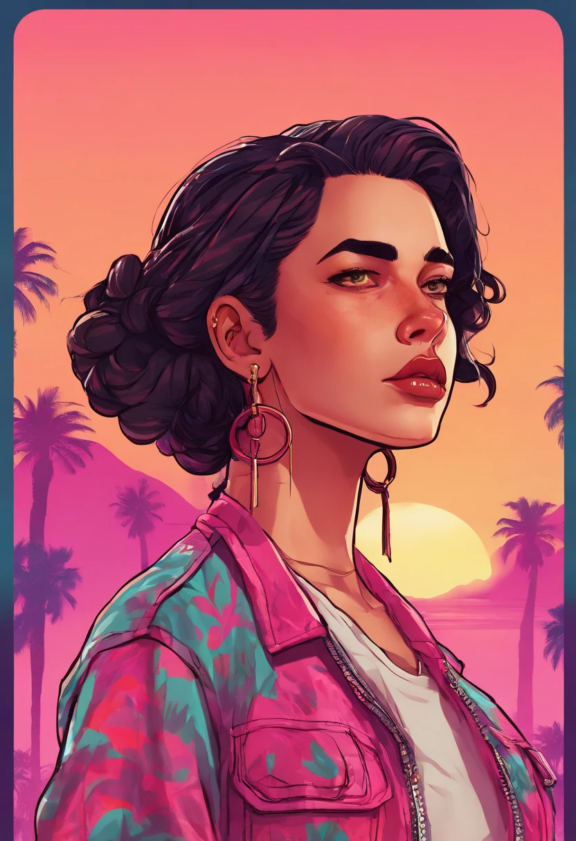 Woman with black hair pulled back looks at the camera, Delicada un poco triste, de origen humilde, An epic non-binary model, tomboy cabelo pretp medio, beautiful androgynous girl, foto retrato suave 8 k