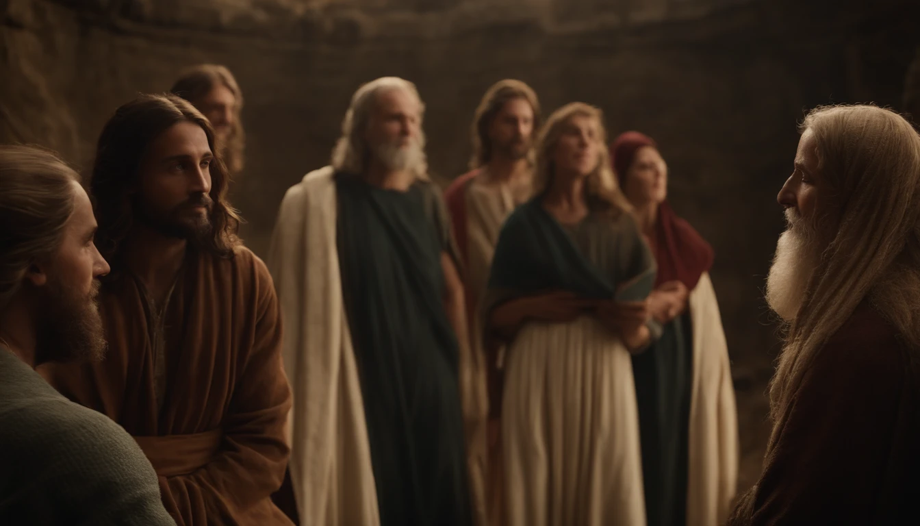 Jesus Christ with the Twelve Apostles and some women, maria madalena, Maria of Cleophas