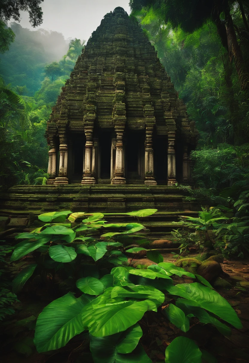 temple in deep jungle