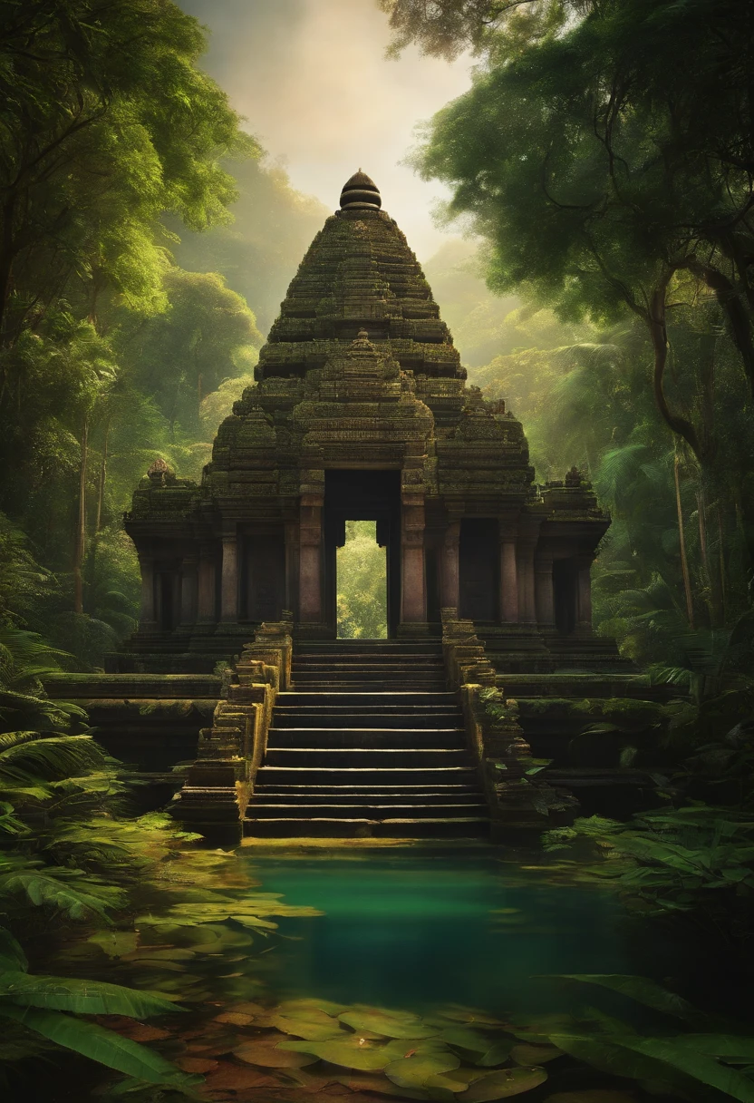 temple in deep jungle