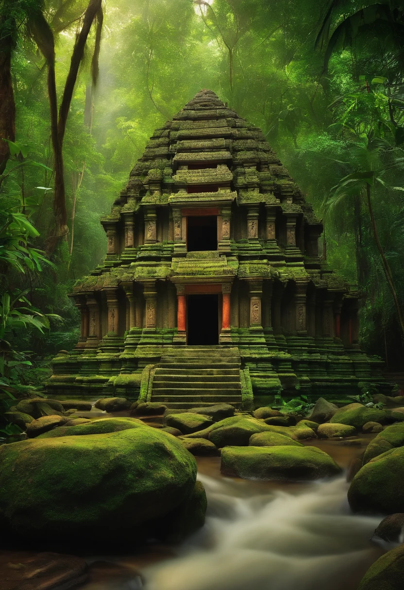 temple in deep jungle