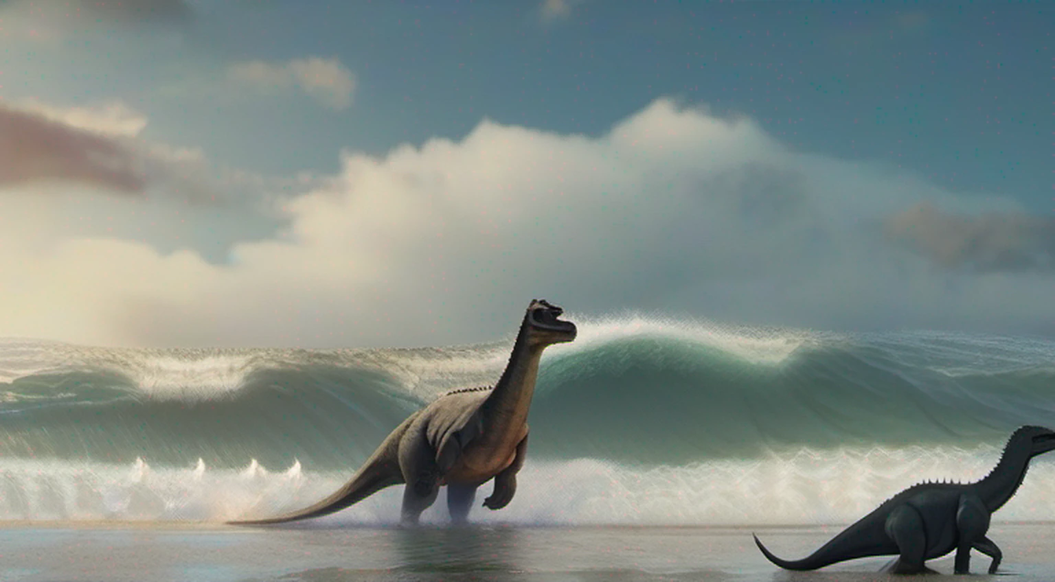 Dinosaurs resist the waves,Selvas,Realidade super grande,Ancientry