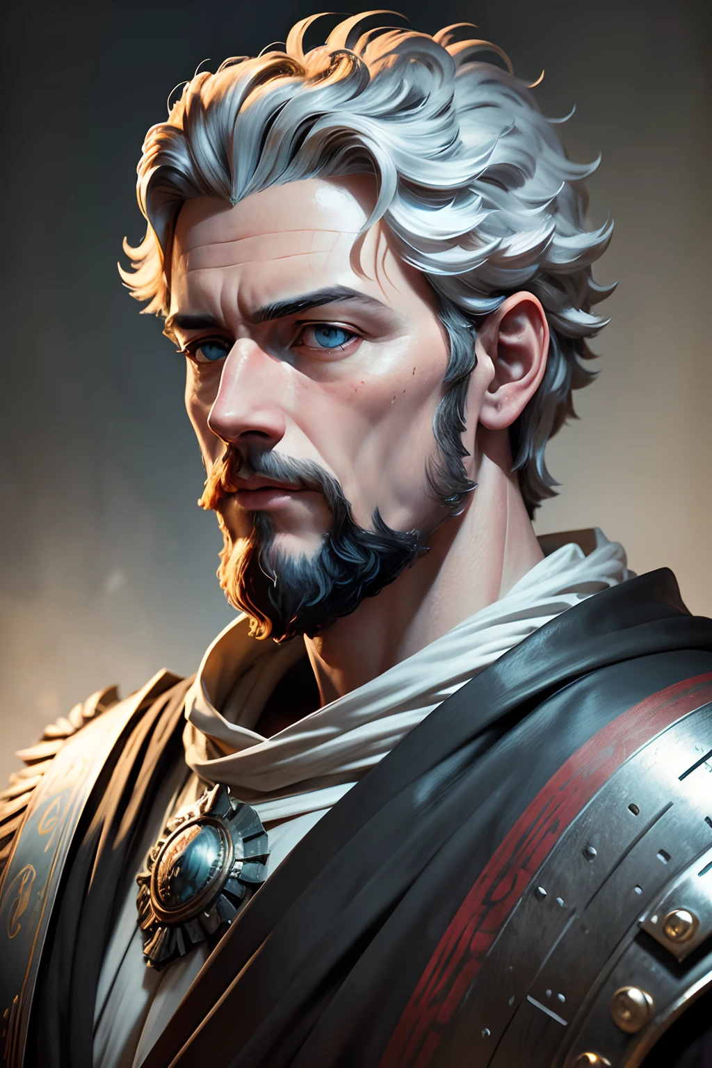 create an image of marcus aurelius, cinematic, realistic style, color
