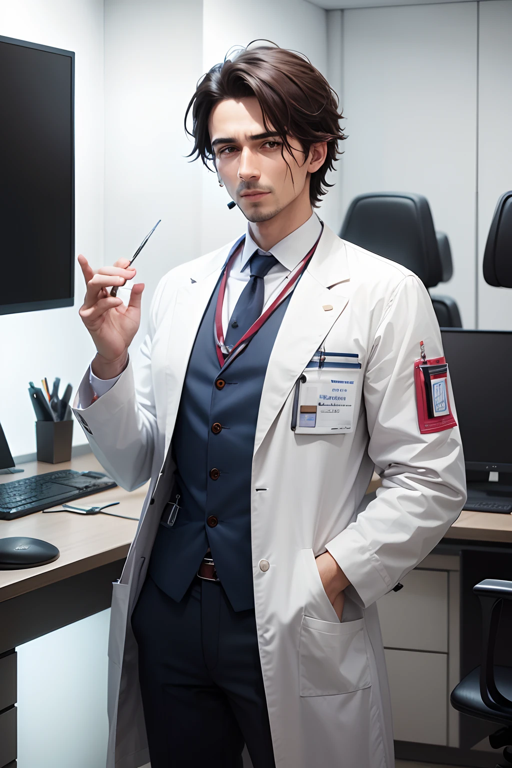 a famale doctor