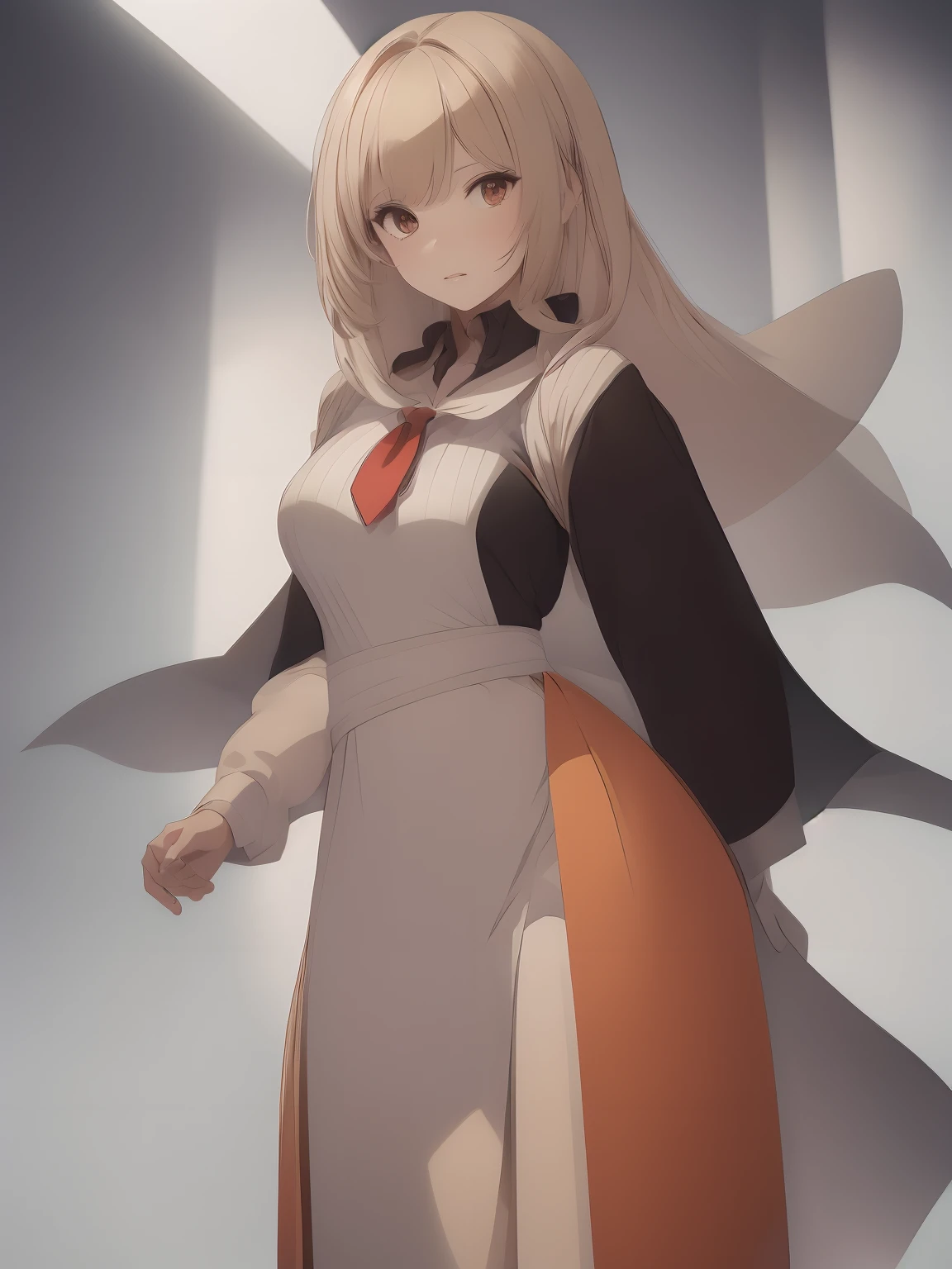 absurdres, highres, ultra detailed, (1girl:1.3),
BREAK
, cel shading, bold outlines, flat colors, graphic style, manga influence
