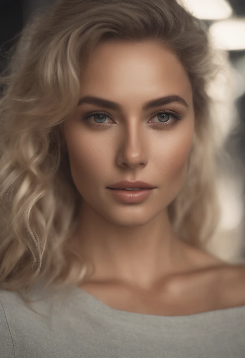 gorgeous woman with extra long wavy blonde hair, detailed alluring eyes, long sexy legs, wearing tiny shorts, t-shirt, ((detailed facial features)), (finely detailed skin), pale skin, realistic skin texture, extreme skin details, (pores:0.1), in the background beautiful futuristic cyberpunk city, best quality masterpiece, photorealistic, hyperrealistic, detailed, 8k, HDR, (Soft color: 1.2), shallow depth of field, broad light, high contrast, backlighting, bloom, light sparkles, chromatic aberration, sharp focus, RAW color photo