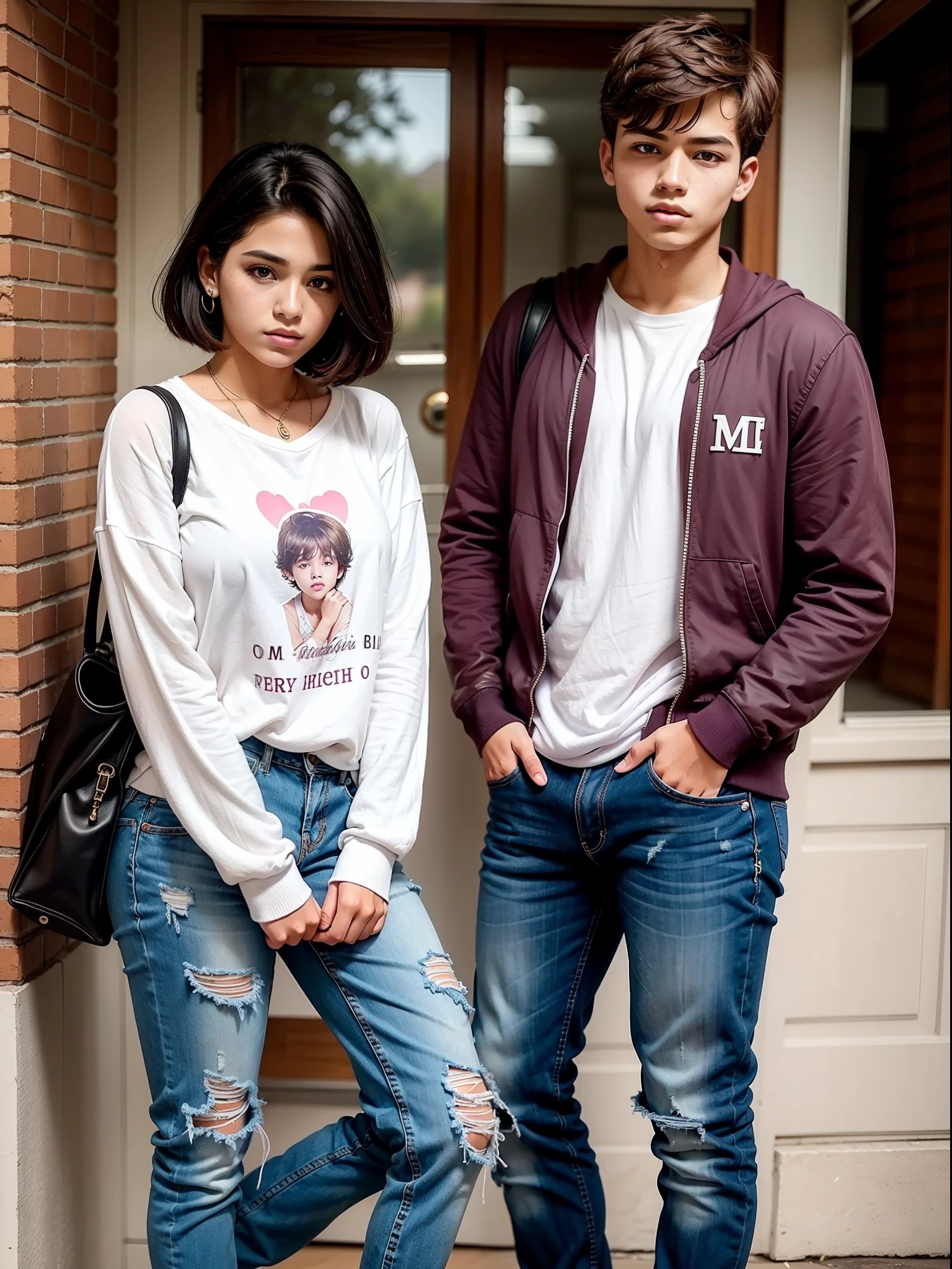 Mother and teen 19 years old son Revealing clothes. . Big lips cute feminine boy.