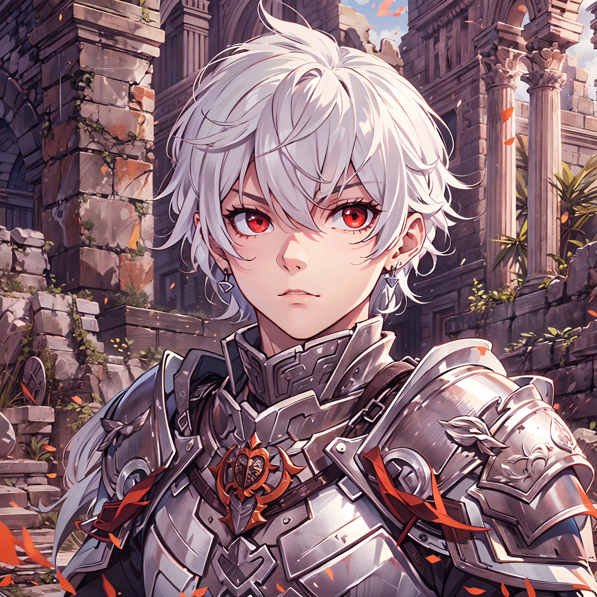 128K Ultra High Definition,
128K Ultra High Quality,
128K Ultra High Resolution,
128K Resolution,
Hyper Detailed,
Hyper Quality,
Hyper Definition,
Perfectly Detailed,
Perfectly Designed,
Masterpiece,
1 Boy,
Anime,
Handsome,
White Hair,
Red Eyes,
Wearing Earrings,
Wearing Necklace,
Armored With Spartan Armor,
Ancient Ruins Background,