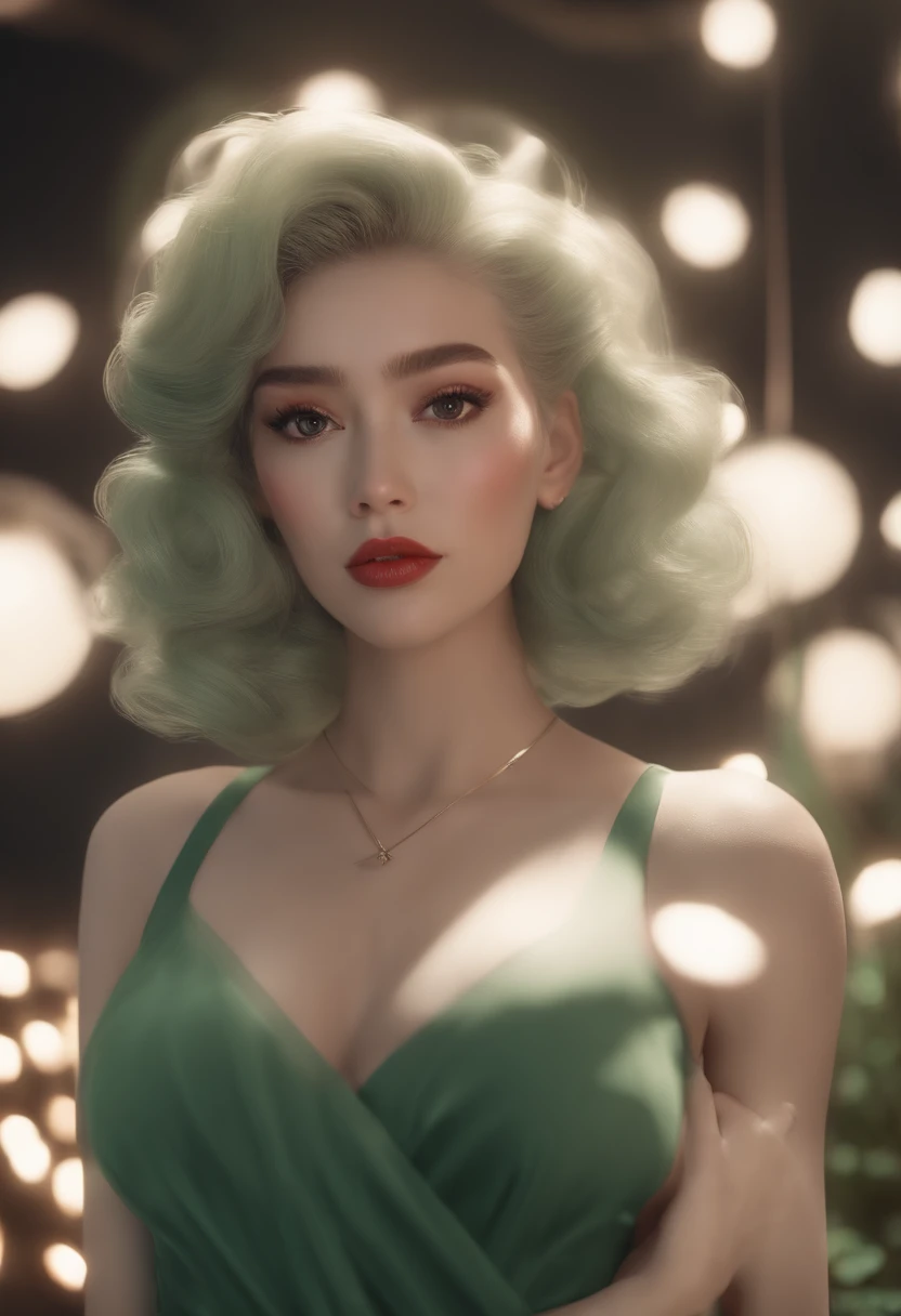 melhor qualidade, 8k, 12), 1meninas, Tatsumaki, Cabelos curtos, cabelos verdes, peito gigante, Corpo Perfeito, ultra detalhe face, Detailed lips, olhos esguios, vestido preto, standingn, looking behind, atraente, excitado, Halos convexos, no calor, MILF, Vaporware, sexo, Tremendo, , Ahegao, Esperma no rosto, humid , nu