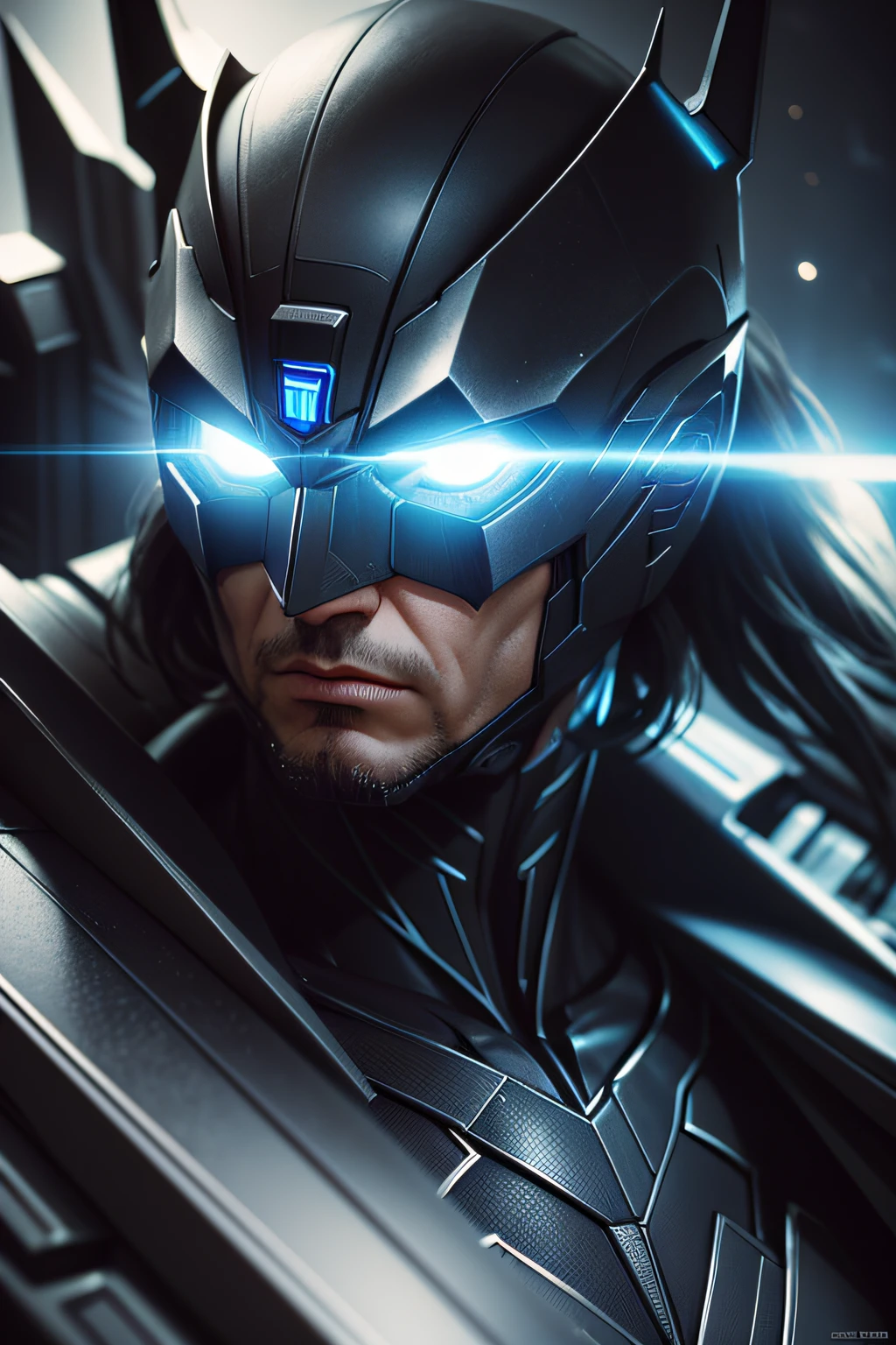 Styles of Transformers, Batman and HR Giger, photo realism, hyper-detail, natural light, light background, photos, studio lighting cinematic shooting + dynamic composition, incredible detail, sharpening, detail + intricate details + professional lighting, cinematic lighting + 35mm + anamorphic + lightroom + photography + bokeh + lens flare + film grain