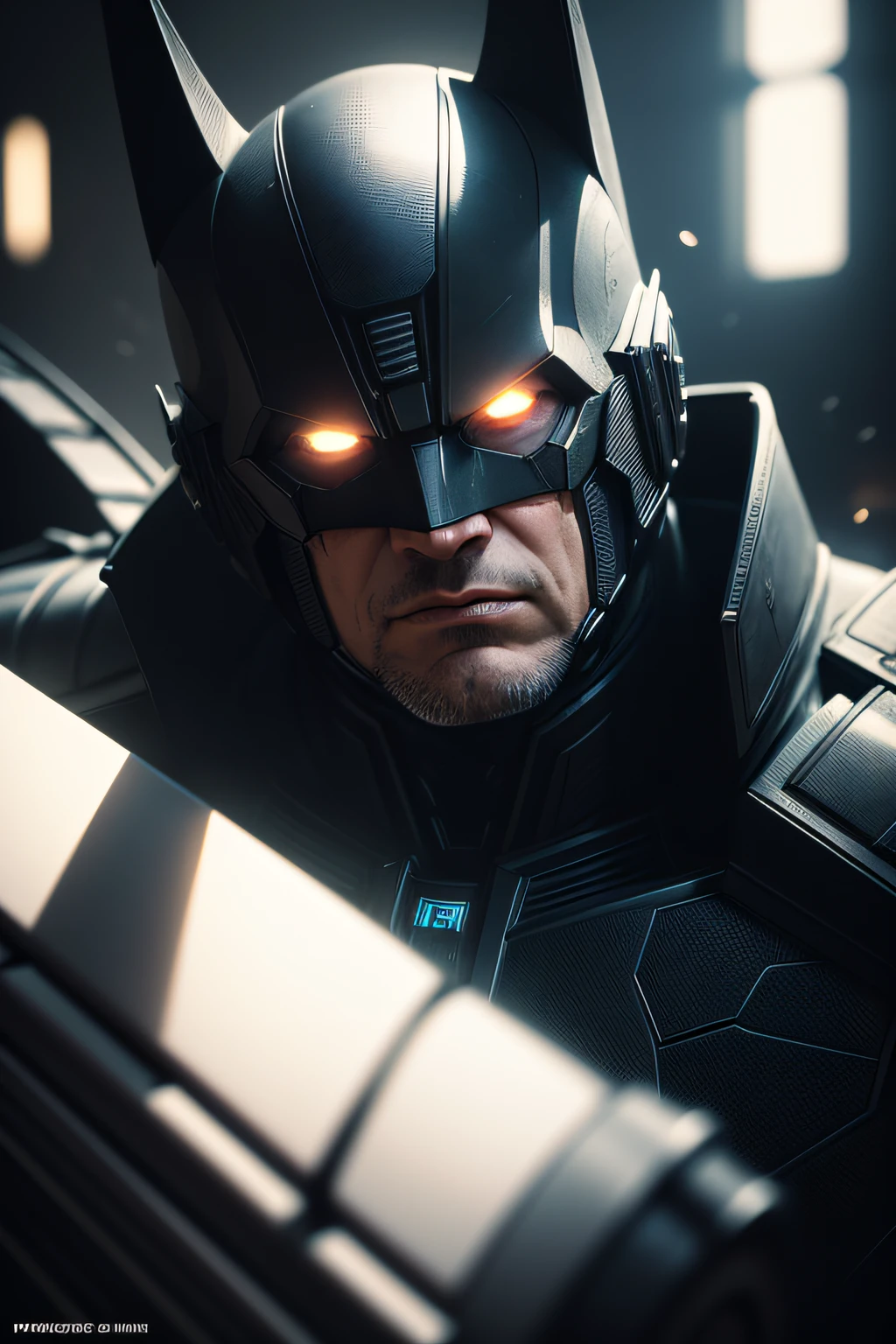 Styles of Transformers, Batman and HR Giger, photo realism, hyper-detail, natural light, light background, photos, studio lighting cinematic shooting + dynamic composition, incredible detail, sharpening, detail + intricate details + professional lighting, cinematic lighting + 35mm + anamorphic + lightroom + photography + bokeh + lens flare + film grain