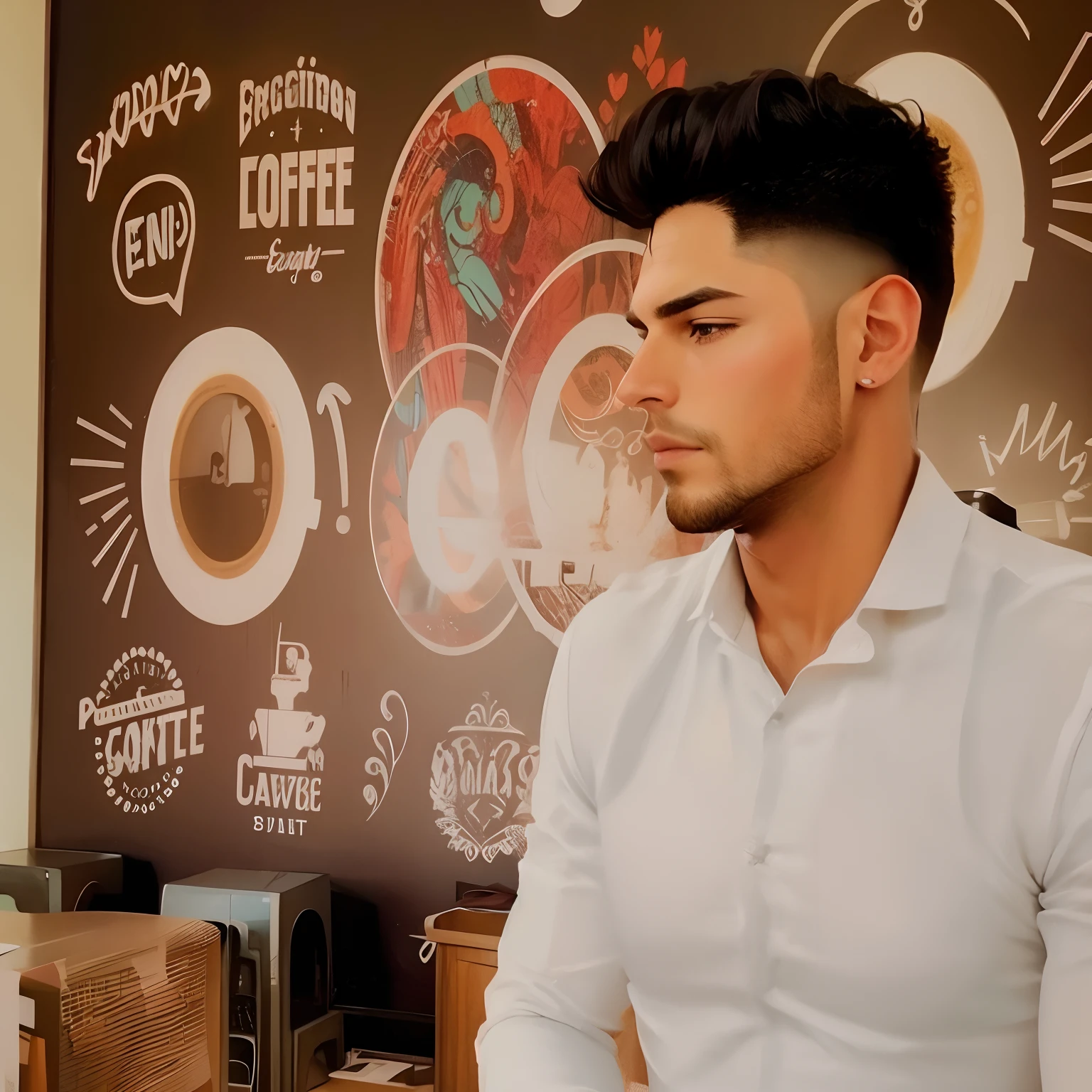 Hot handsome professional