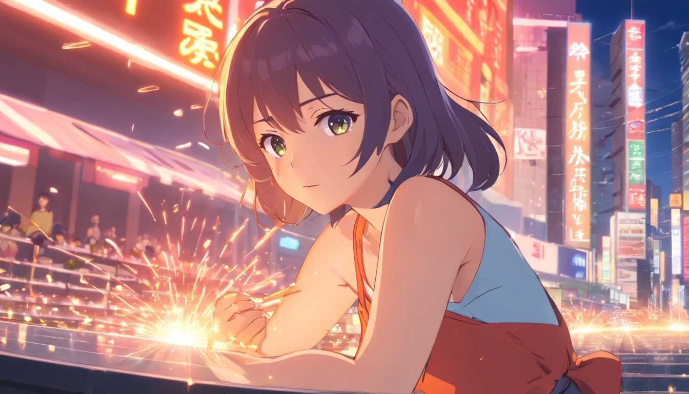 masterpiece, top-quality, film still,, Russian and Japan mix, Frontline Style Girls, comic book style, in anime style, 8K)), Aesthetics of the Soviet wave, Hrushevka in the background, r/Artistically, r /Artistically, r / Artistically, High quality fantarte, in anime style, In a Japanese anime style, Meme Models, (sparks: 0,7), , Tits, , Small breasts