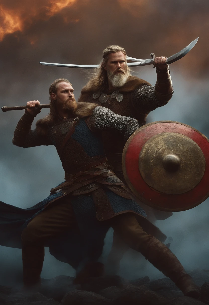 Minimalista, Relacionado a vikings, Demonstration of force and perpetuation, vetor