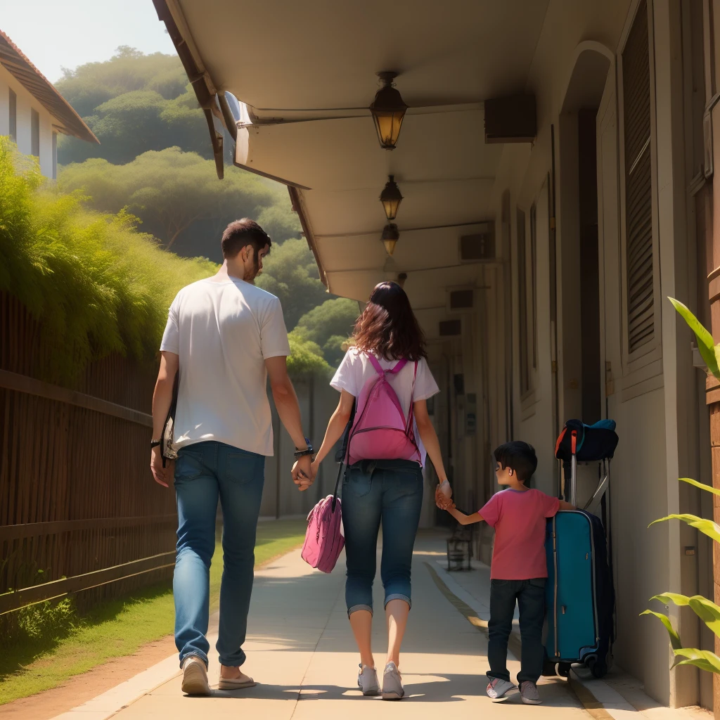 Crie um fluxograma de viagem em familia