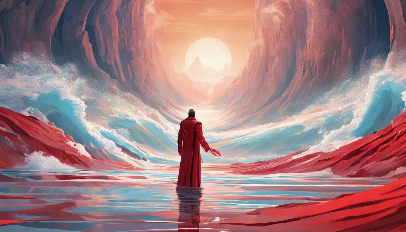 moses opening the red sea