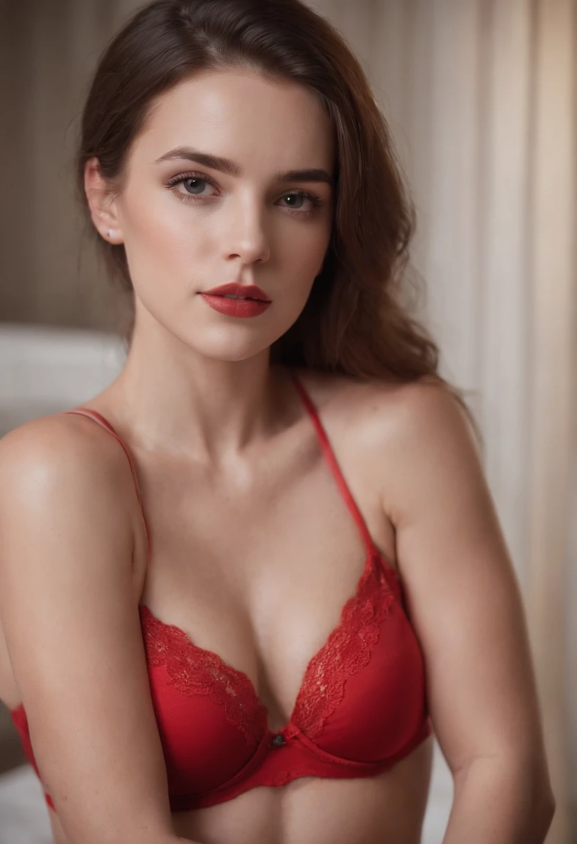 hot girl, annemarie, red underwear