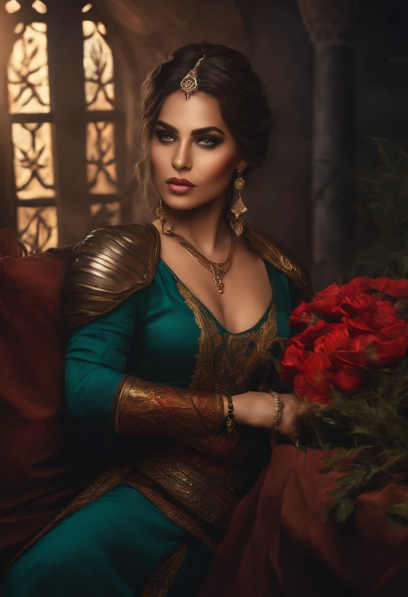 Mulher guerreira rpg