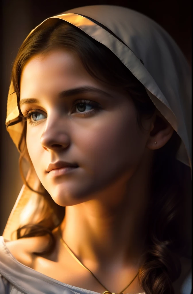 (((Blessed Virgin Mary of Mount Carmel))) Luminoso, en estilo similar al del artista WILLIAM ADOLPHE BOUGUEREAU, obra maestra, (La mejor calidad: 1.2), (super fine: 1.2), illustration, (extremadamente delicado y hermoso: 1.2), movie angle, flotante, (Hermoso ojo de detalle: 1.1), (detalle luz: 1.1), Movie Lights, Cielo delicado, ojos azules, (Cola de caballo alta: 1.1), capa, ojuelos, cielo estrellado, (light particles: 1.1) dibujo, flor. (obra maestra), (La mejor calidad), (fotorrealista:1.3), 8k, Textura detallada de la piel, Textura detallada de la tela, hermosa cara detallada, Detalles intrincados, ultra detallado (cuerpo de cuerpo entero:1.2)