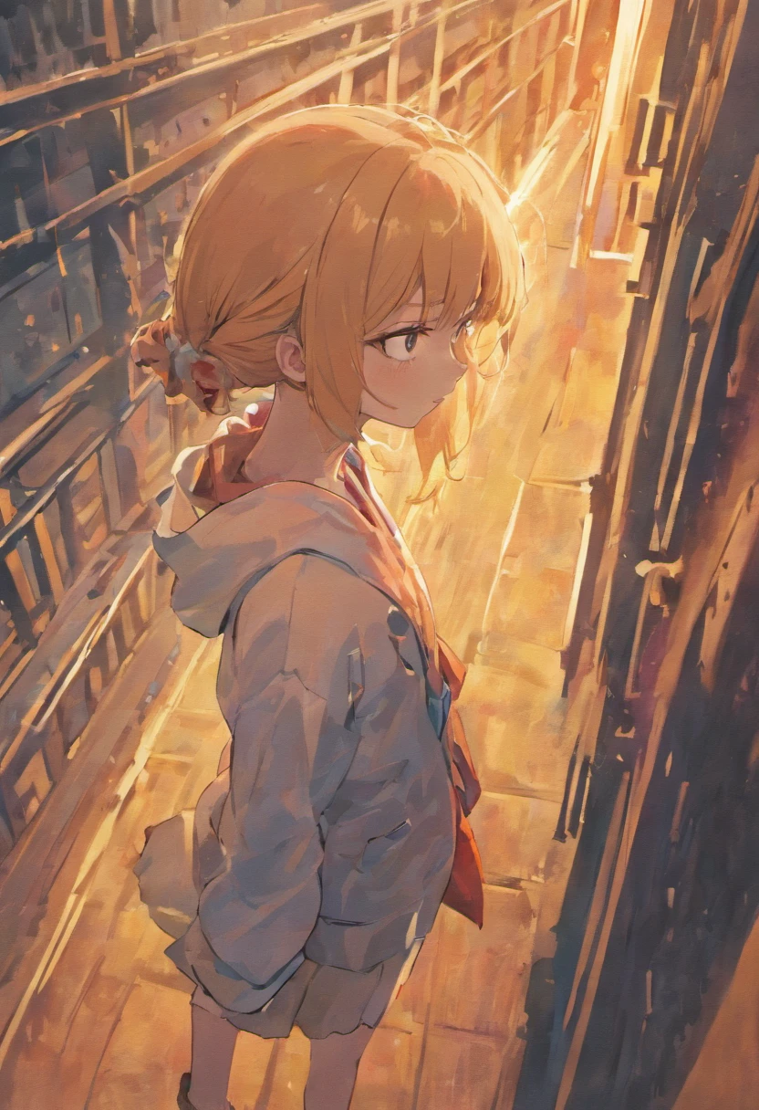 1girl in, , Standing, From Side, , NSFW, , (masutepiece), Best Quality, Expressive eyes, Perfect face