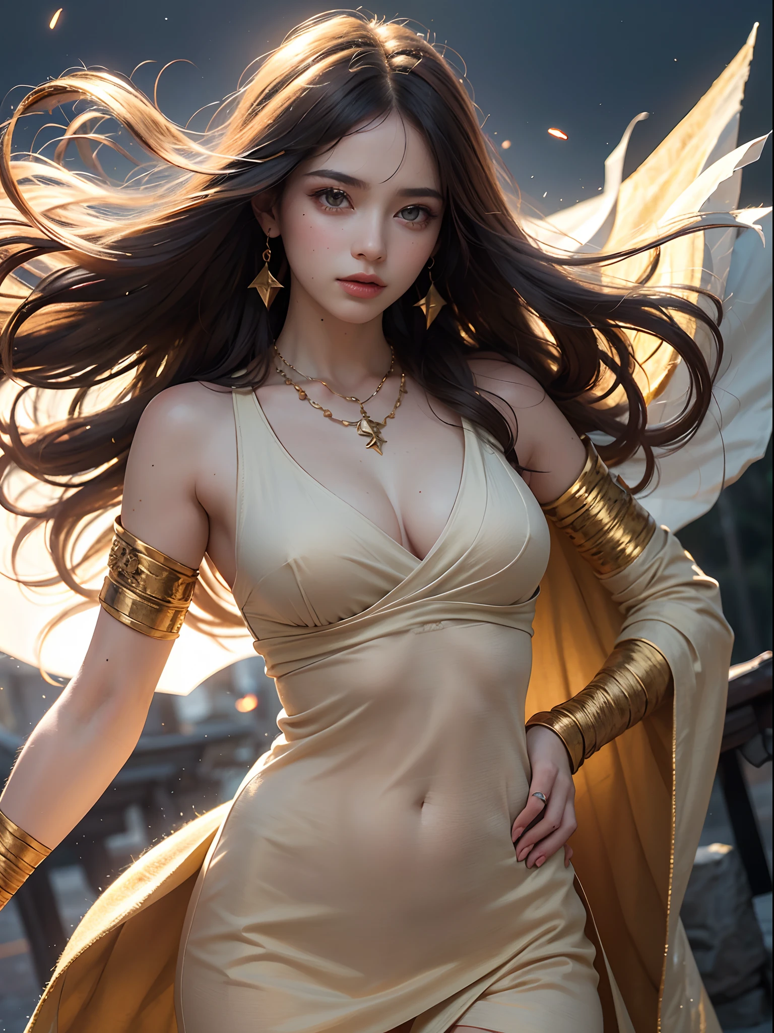 Unbeatable masterpiece, Ultra photo realsisim, Perfect artwork, Intricate details, Best quality, Strong light , High contrast, Dynamic pose, Dutch angle , ((Depth of field)) , Octane rendering, (hyper realisitc: 1.2) , Perfect feature,1girll, (ultra intricately detailed), (Mysterious Expression:1.2) , (female mummy:1.5) , (ancient Egyptian:1.3) , (tomb setting:1.2) , (golden sarcophagus:1.1) , (ancient artifacts) , (intricate jewelry) , (ornate headdress:1.2) , (bandaged body:1.3) , (Cat ears:1.5) , (ancient curse) , (forgotten secrets:1.3) , (vignettes) , (Transparent veil:1.2) , (Egyptian eye makeup:1.1) , (Detailed textures) , (fine brush strokes) , (Floating hair:1.21) ,