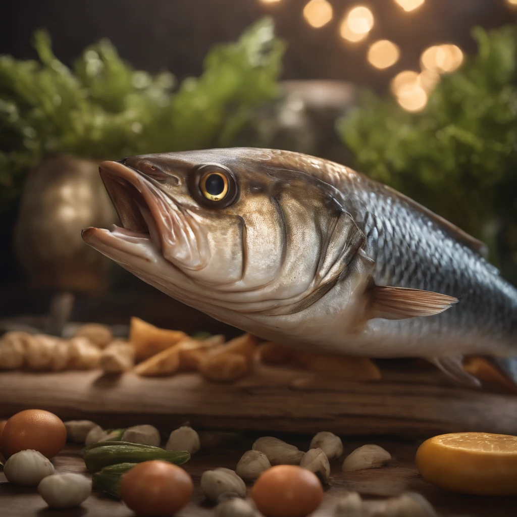 Chop fragrant char，fish's heads，High detail, Ultra detail, complexdetails, finedetail, hyper-detailing, Cinematic, Surreal Surrealist soft light, Studio lighting, diffused soft lighting, Shallow depth of field, Sharp focus bokeh, Ray tracing, Subsurface scattering, Diffuse reflection soft lighting Ultra detail, (Complexity, detail, hyper-detailing), Cinematic, Hyperrealistic