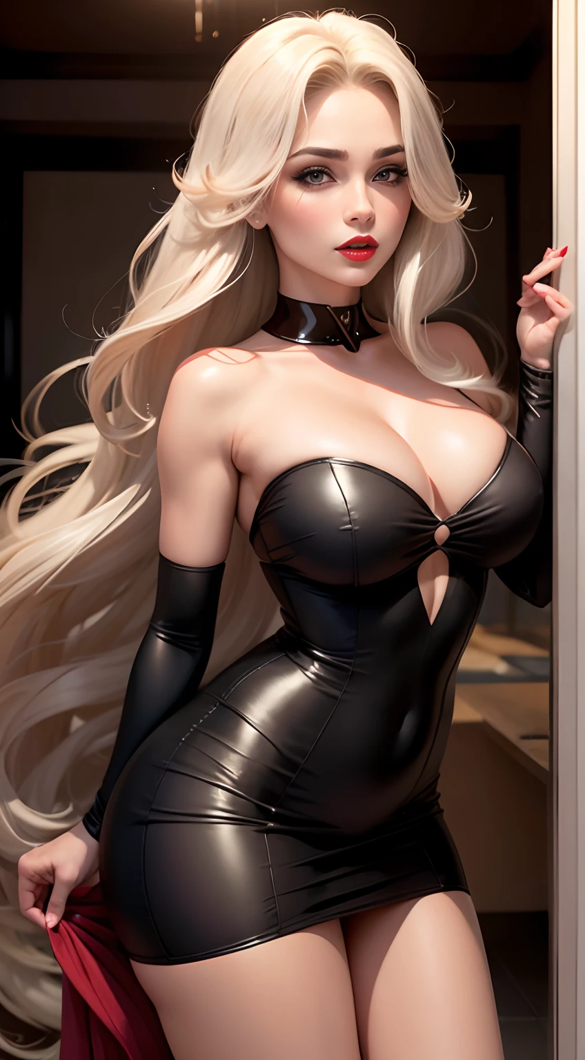 1 Mulher, linda, cabelos loiros, roupas largas, sapato lindo, red-lips, abdomem apertado, academia, jogando beijo, beijando, kiss,