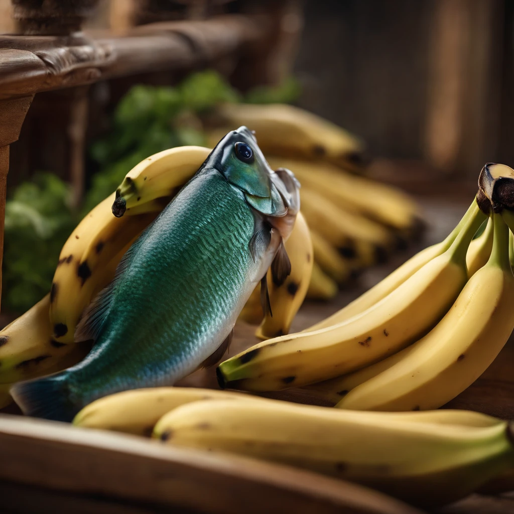 delicacies,Spicy,Finely chop bananas,fish's heads,High detail, Ultra detail, complexdetails, finedetail, Ultra detail super-detailing, Cinematic, Surrealistic soft light, Studio lighting, diffused soft lighting, Shallow depth of field, Sharp focus bokeh, Ray tracing, Subsurface scattering, Diffuse reflections illuminate ultra-detail, (Complexity, detail, Ultra detail super-detailing), Cinematic, Hyperrealistic
