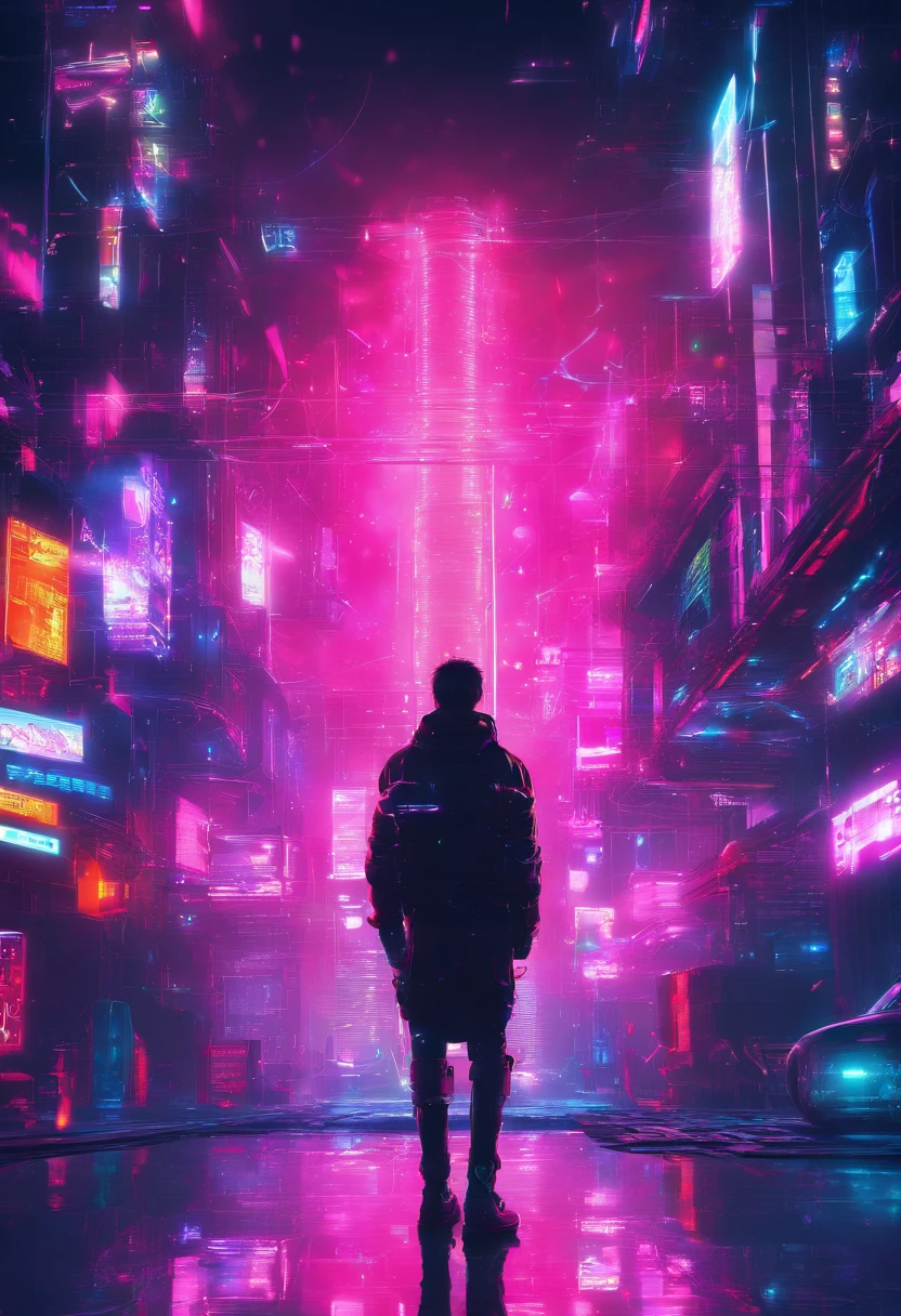 Epic anime starring a man with teleportation powers, (Epic animation style), with amazing visual effects, (fundo futurista), breathtaking effects, (chumbo masculino,superpower:teletransporte,forward animation,extraordinary fx,futuristic backdrop)