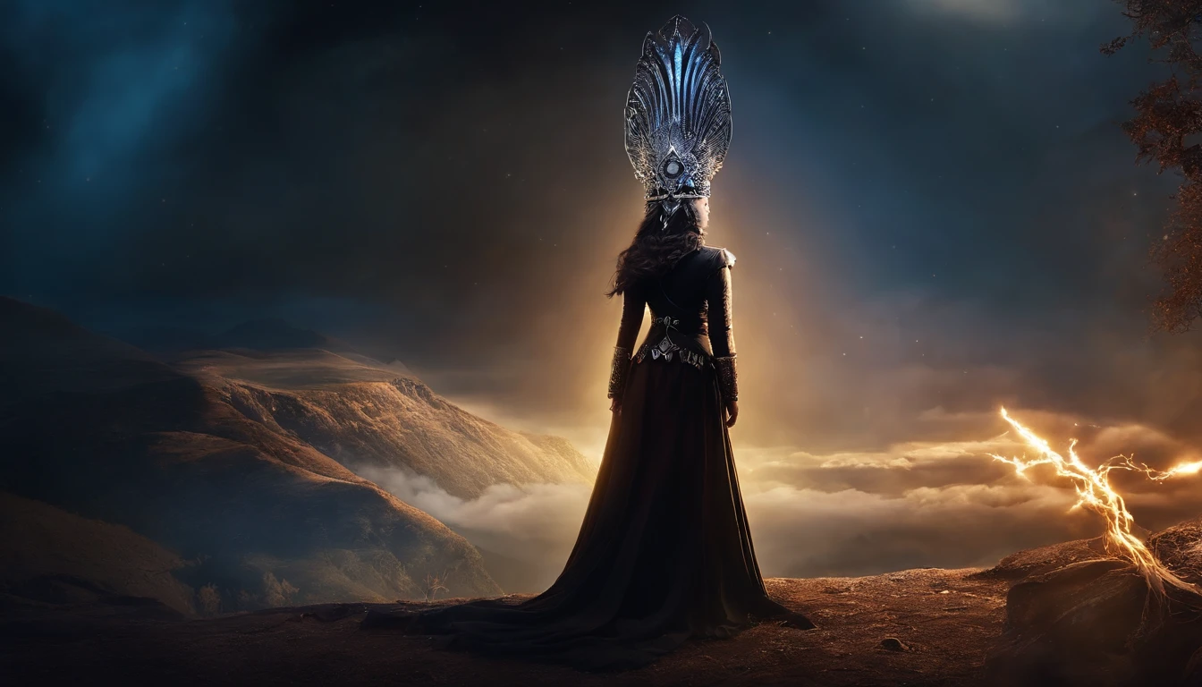 a tall skinny humanoid figure with an organic mask covering the face, no visible facial features, long arms and legs, standing in a field of multicolored flowers, looking up at the sky, (best quality,4k,8k,highres,masterpiece:1.2),ultra-detailed,(realistic,photorealistic,photo-realistic:1.37),highly detailed,extremely intricate,cinematic lighting,dramatic posing,fantastical,surreal,ethereal,mystical