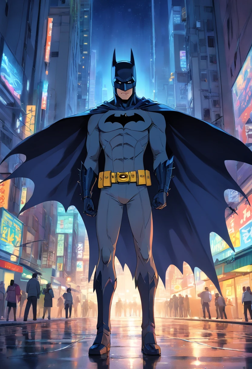 Batman, Cavaleiro das Trevas, armadura, noite, clima sombrio, gotham city,