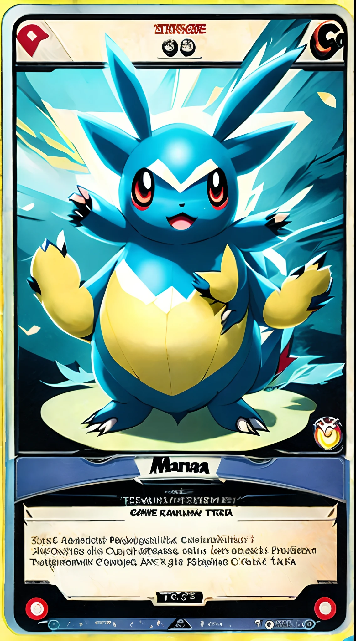 TARJETA ESTILO POKEMON TCG ESTILO ONE PEACE TCG CARTA ULTRA RARA B MAX