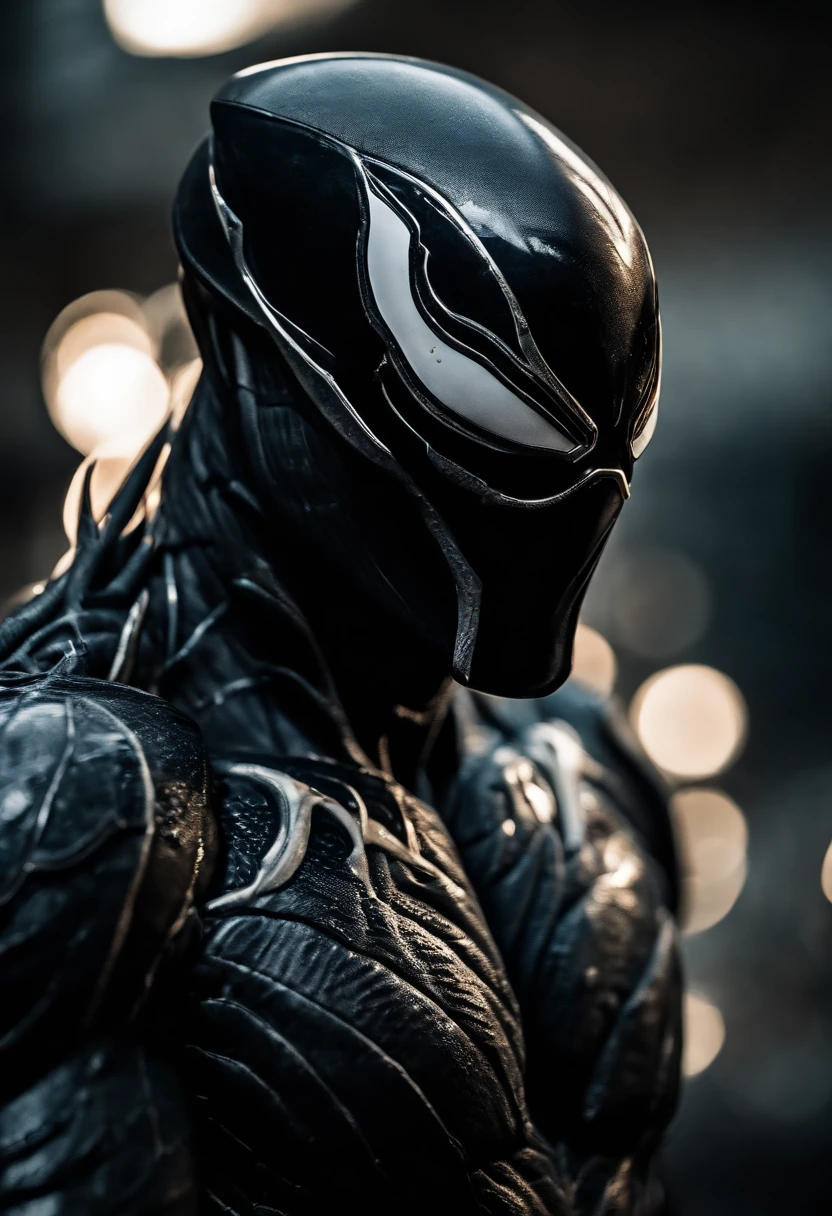 Venom fusion predator,Full body photo,Liquid armor,Delicate picture