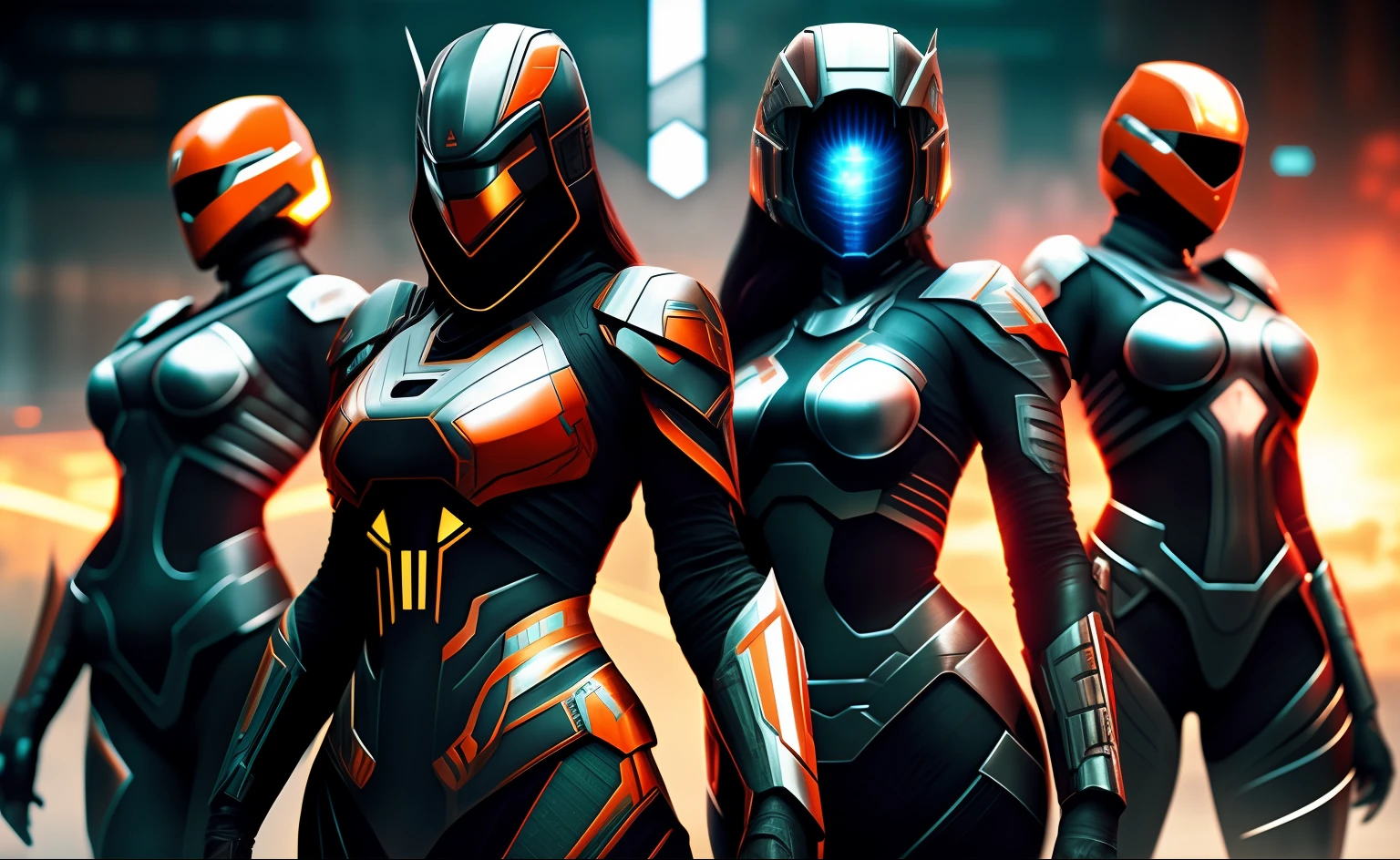 cybernatic, garotas, armadas, +18