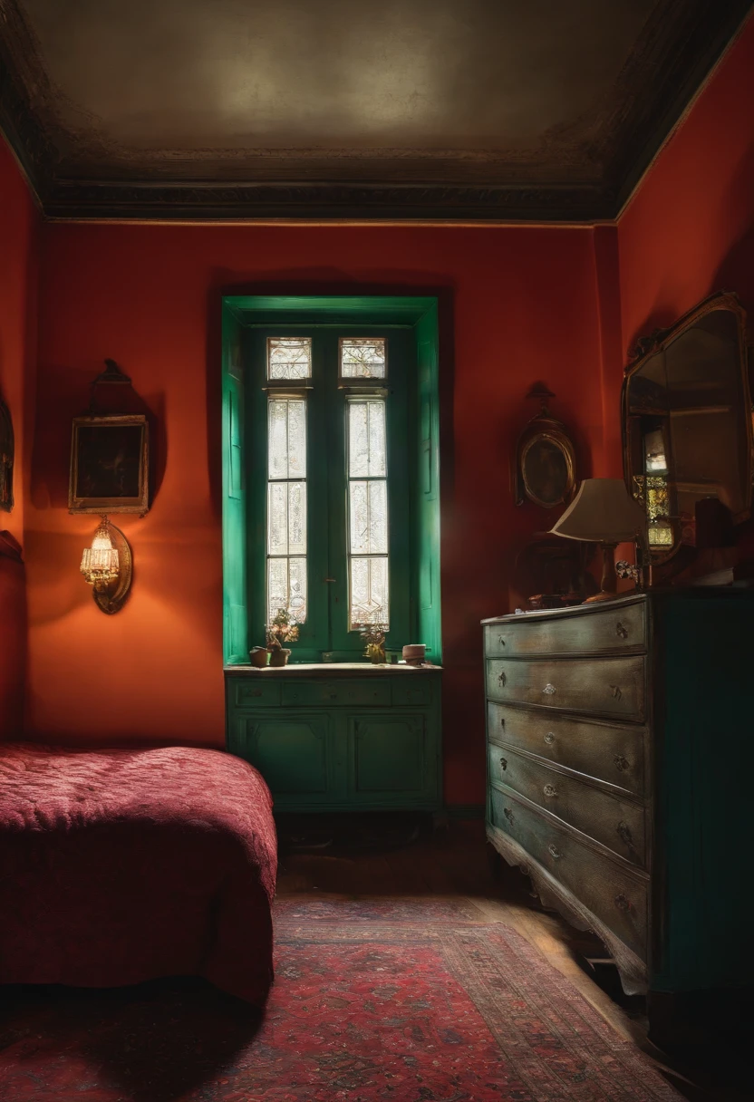 quarto de um predio abandonado homem levantando da cama