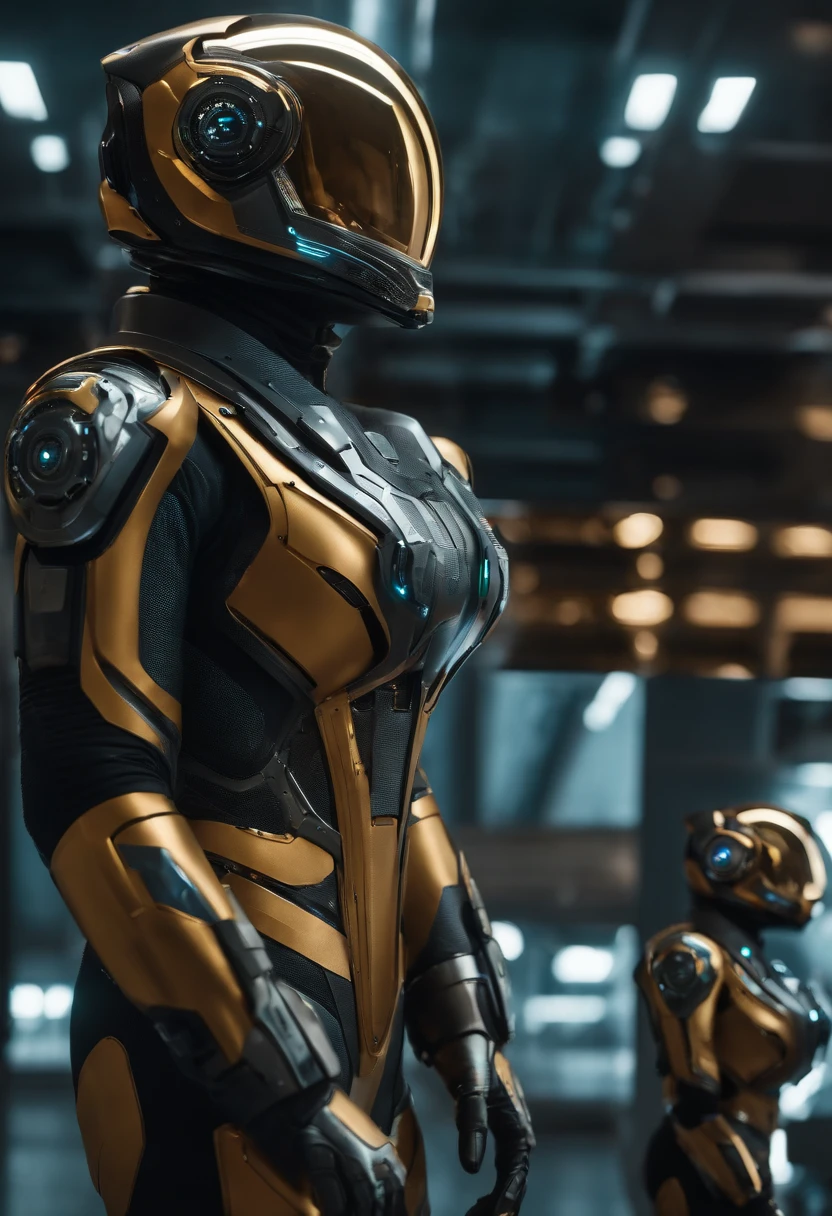 Cidade futuristica, fanciful, 24th century 32K(tmasterpiece,k hd,hyper HD,32K),Light hammer spacesuit