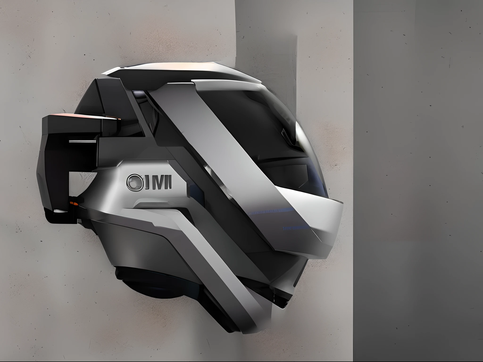 A piece of glass,lisses,round corners,Industrial design style,face guard