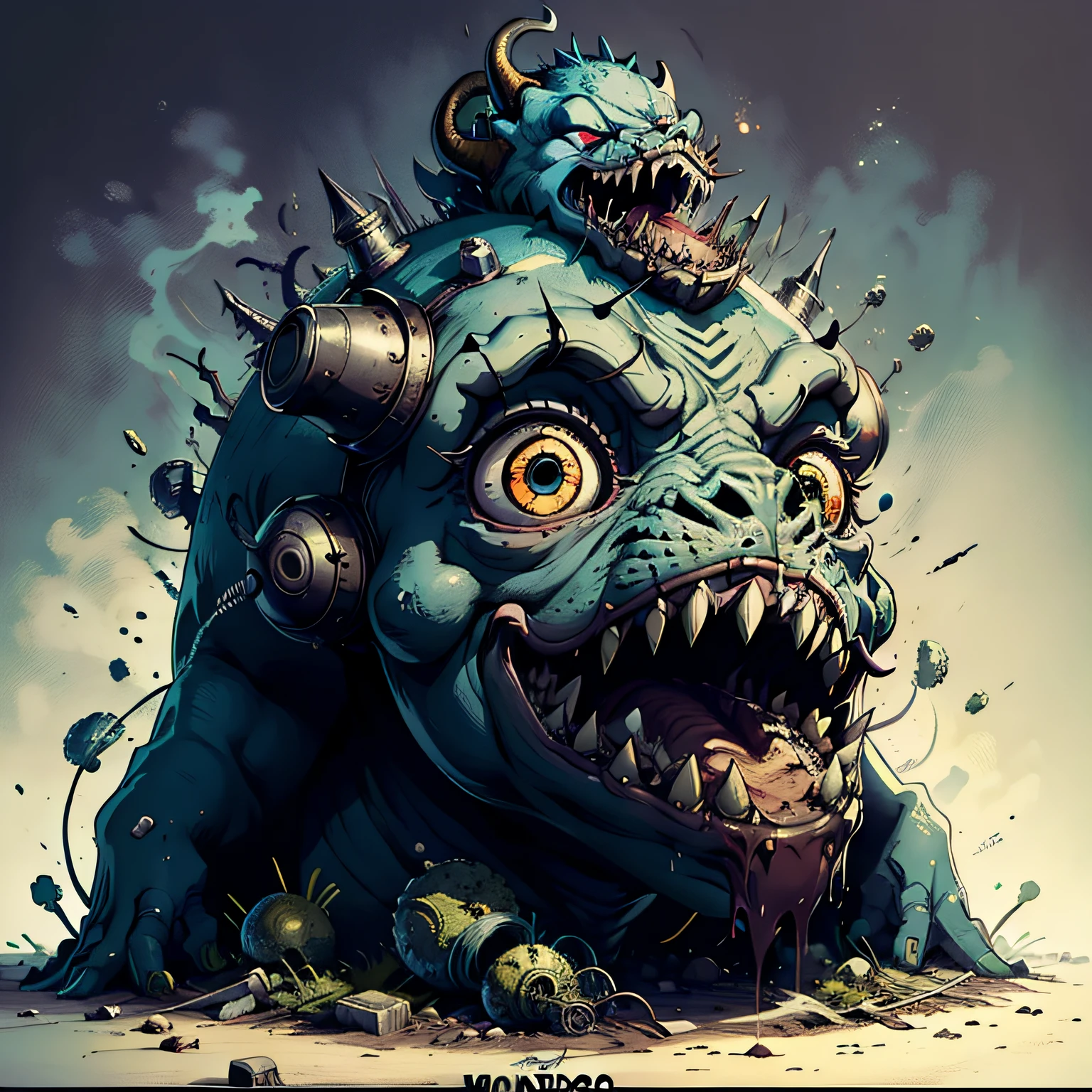 monstro dentro de um disco voador capturando pessoas para seu experimento
