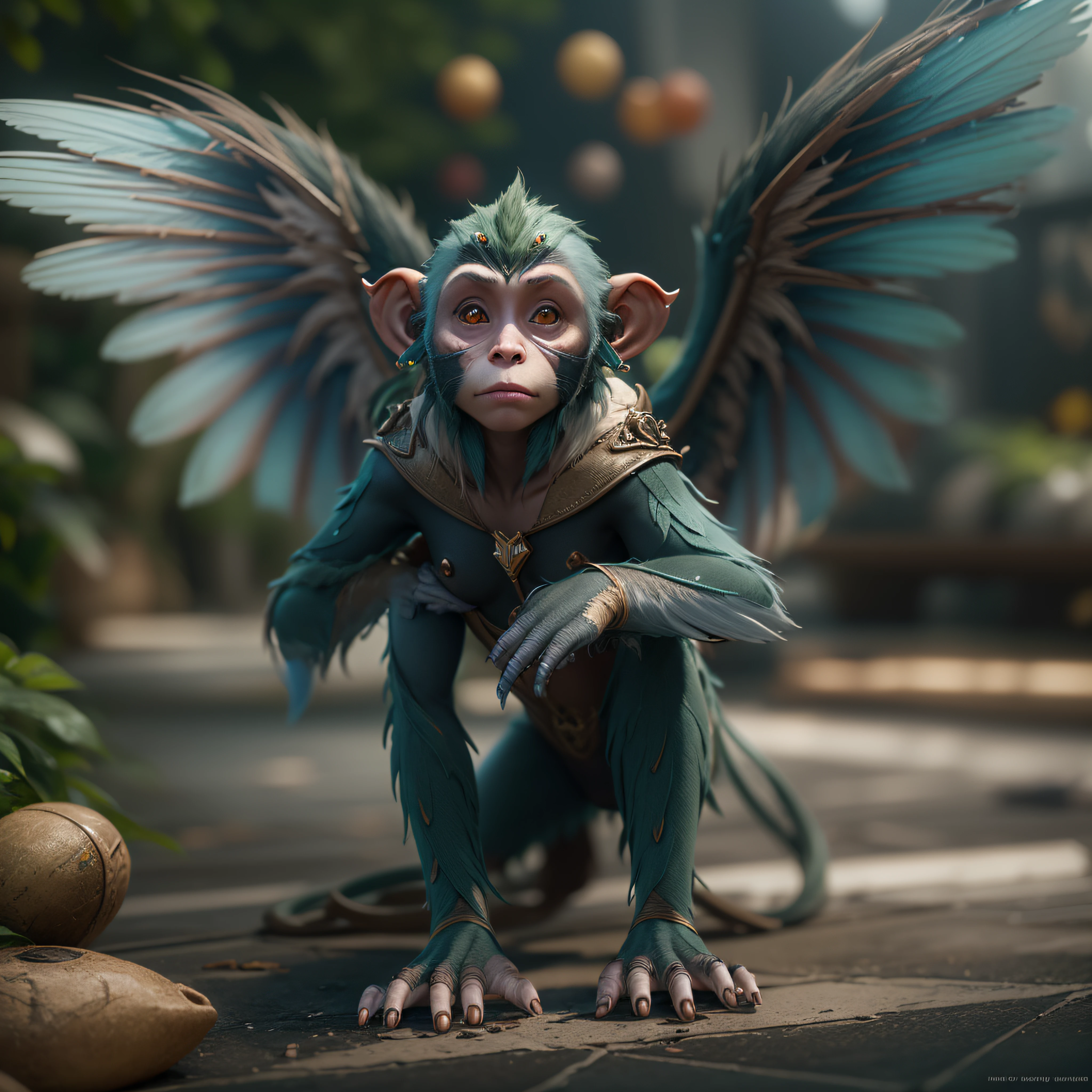 (((Flying monkeys with wings))) from Wizard of Oz, photo-realistic, octane render, unreal engine, ultra-realistic