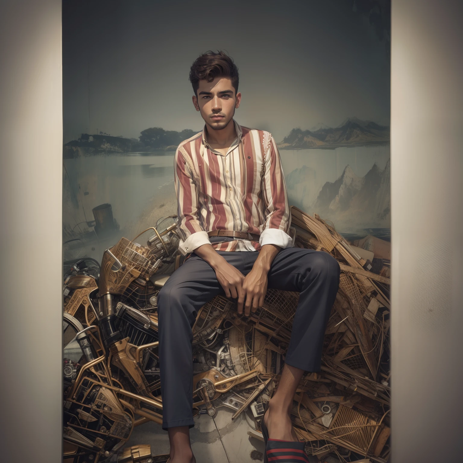 Male portrait stylish