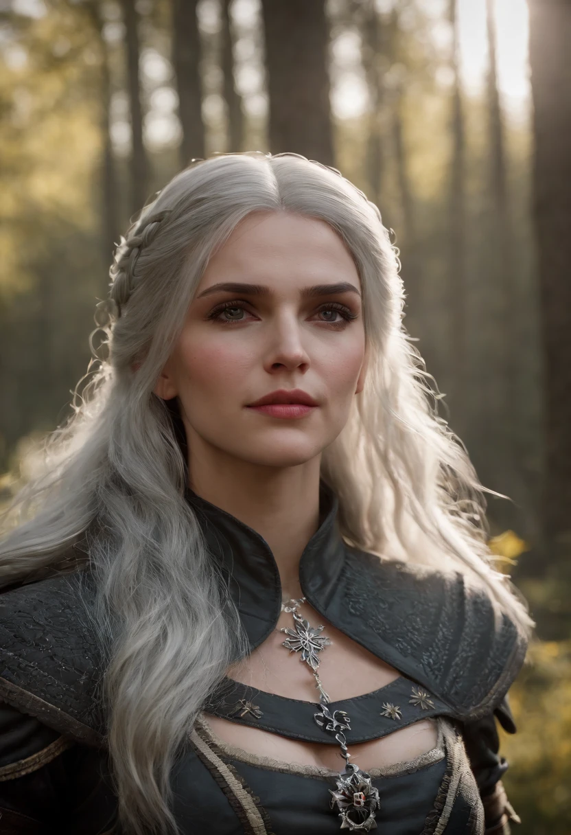 (best quality,4k,8k,highres,masterpiece:1.2),ultra-detailed,(realistic,photorealistic,photo-realistic:1.37),(The Witcher: Yennefer of Vengerberg:1.3）,Yennefer of Vengerberg, upper body, (Black forest background:1.3), (night:1.3), backlight, Game "The Witcher 3" background, UHD wallpaper, (Paired with Canon EF 35mm F/1.4L II USM lens for versatile compositions:1.2)